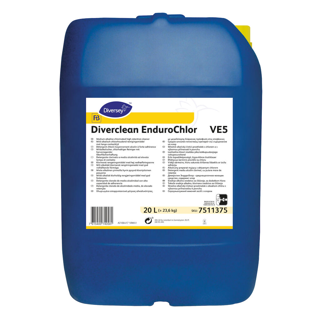 Diverclean EnduroChlor VE5 20L - Klooripitoinen vaahtopesuaine